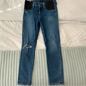 Maternity Citizens Of Humanity Side Panel Avedon Ankle Maternity Jeans